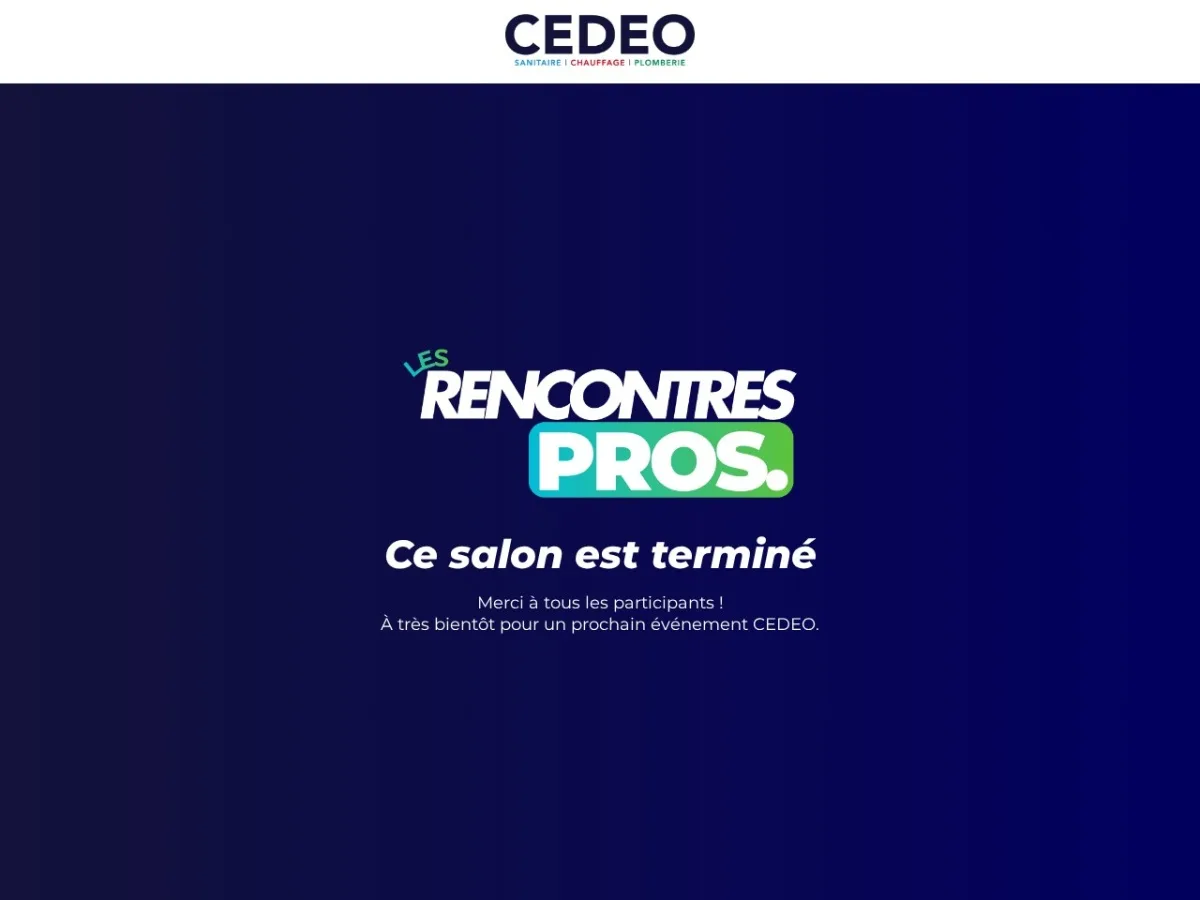 CEDEO — Inscriptions aux salons